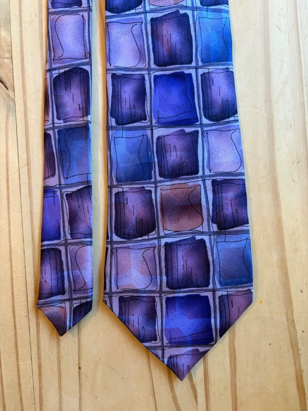 J. Garcia Hand Hold Collection Twenty Eight Silk Tie Jerry Garcia - Picture 4 of 4